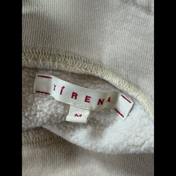 Xirena Sweater Medium Womens Beige Fleece Pullover Mock Neck - Picture 7 of 8